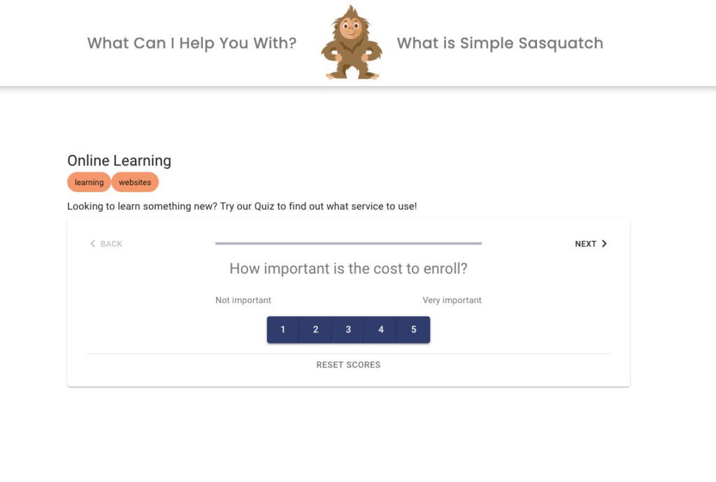 Simple Sasquatch - a custom application to make your life easier.